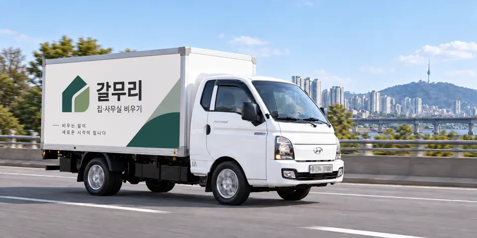 봉원동 유품정리 | 갈무리 작업 차량, 그림